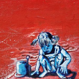 Girl In The Sand **Original painting**