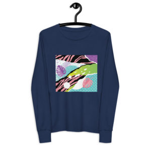 Safari Drip Youth long sleeve tee
