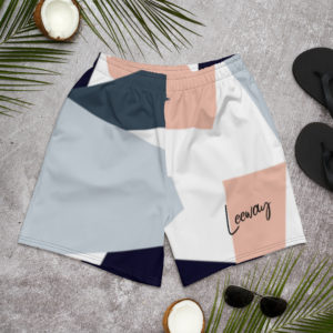 Men's salmon Athletic Long Shorts