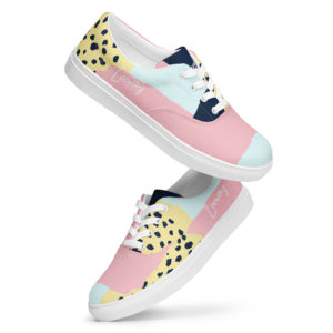 Women’s wild ride lace-up canvas shoes