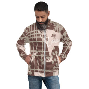 Brown Tiger Bomber Jacket