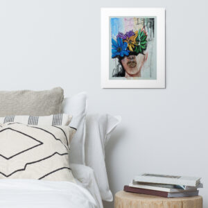 Flower Girl Metal print